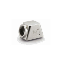 Capot, Alliage de zinc moulé, IP65, Sortie verticale, M25